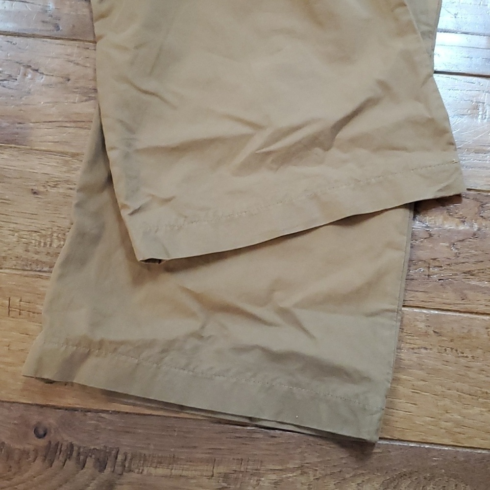 Frame Twill pleated tan wide leg pants - Picture 6 of 10